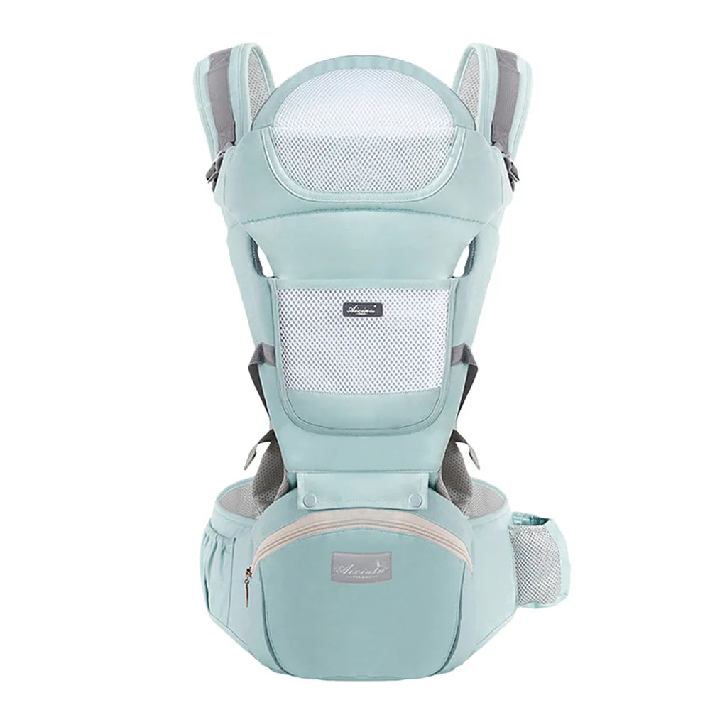 Ergonomische Baby - Trage mit Tasche