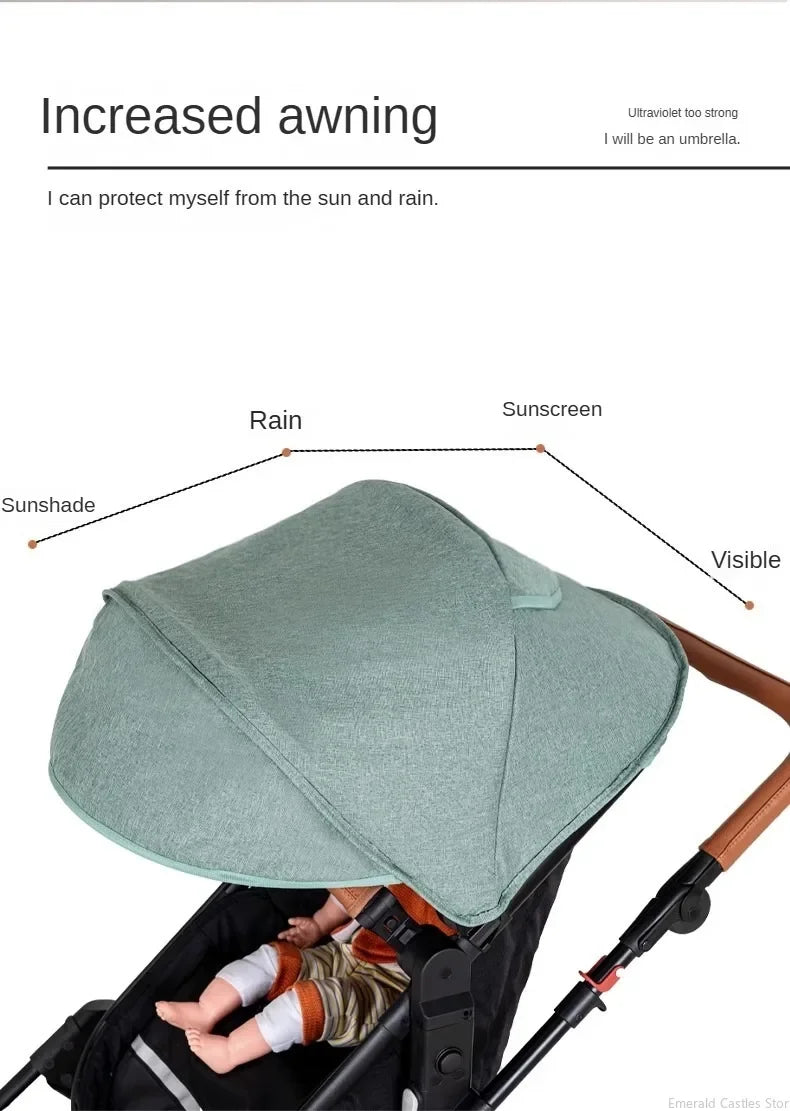2 Babys Kinderwagen