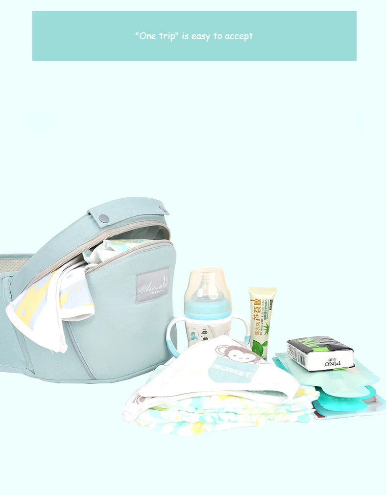 Ergonomische Baby - Trage mit Tasche