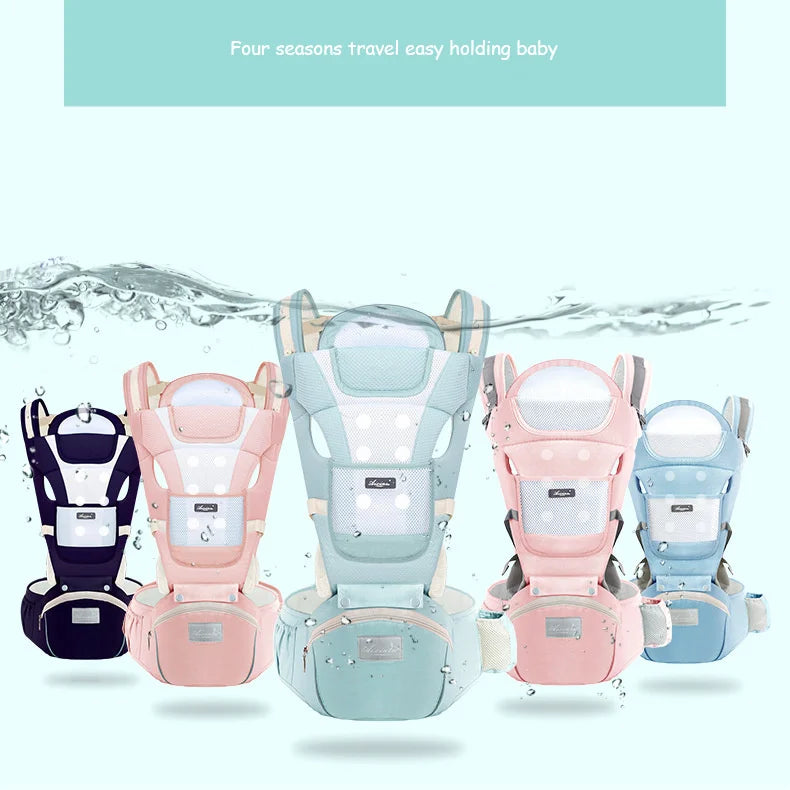 Ergonomische Baby - Trage mit Tasche