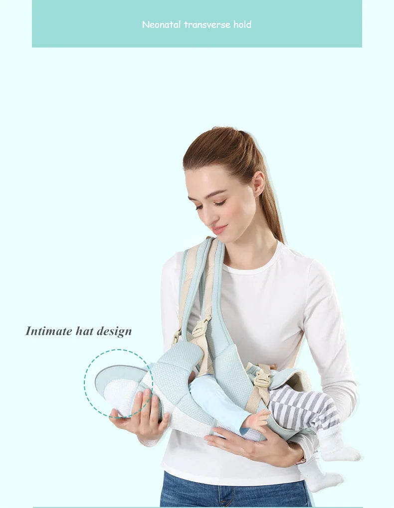 Ergonomische Baby - Trage mit Tasche