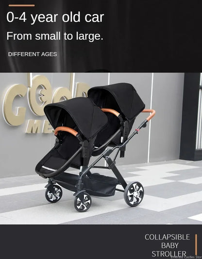 2 Babys Kinderwagen