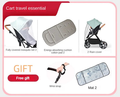 2 Babys Kinderwagen