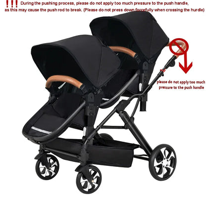 2 Babys Kinderwagen