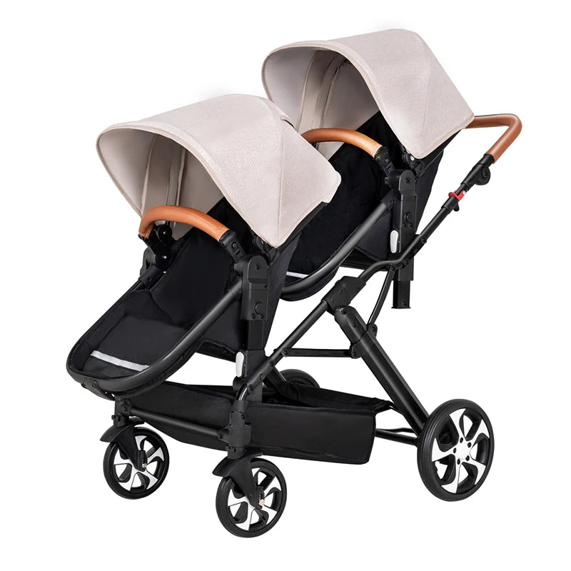2 Babys Kinderwagen