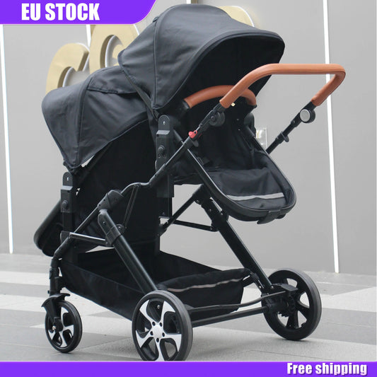 2 Babys Kinderwagen