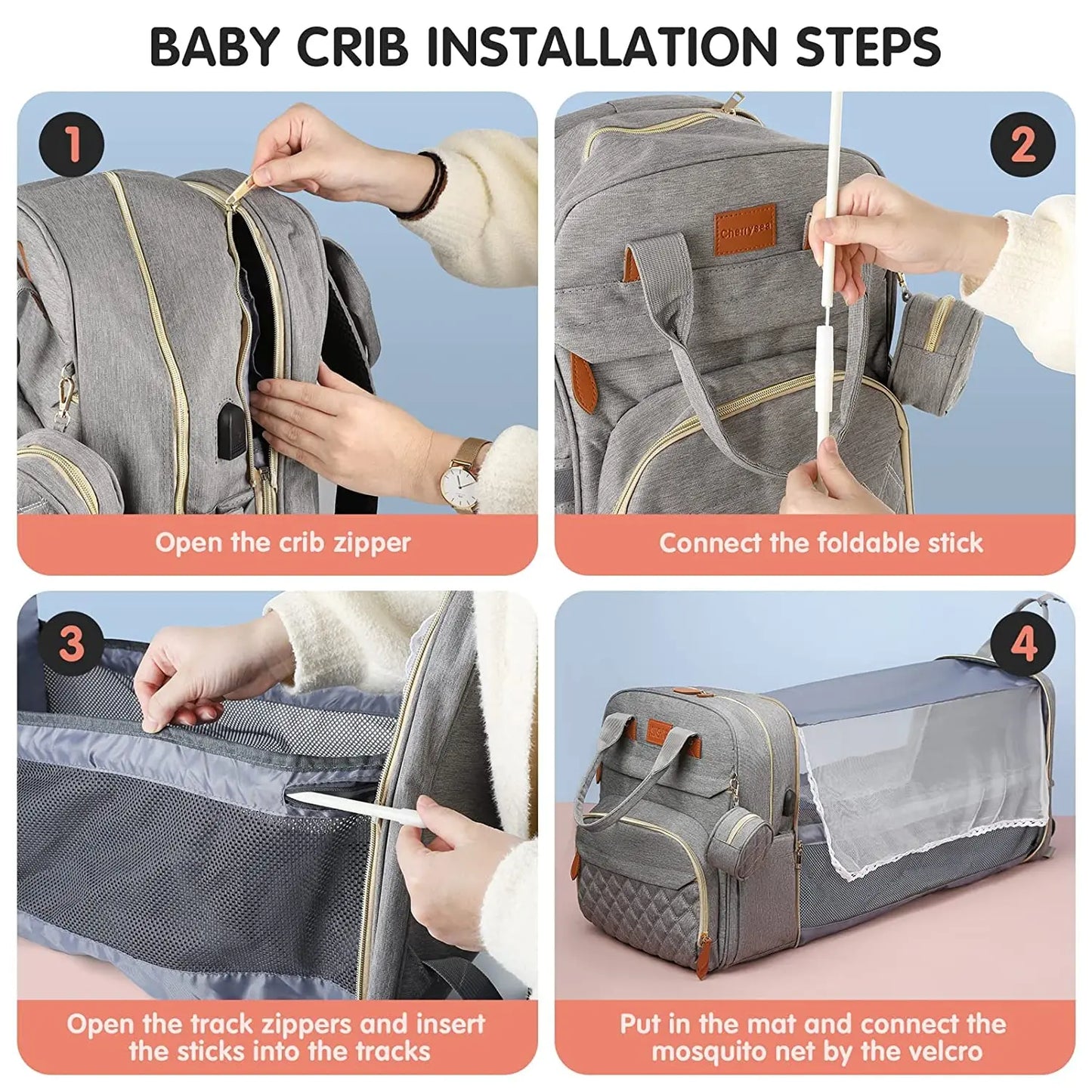 3 In 1 Baby - Mama Tasche