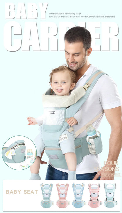 Ergonomische Baby - Trage mit Tasche