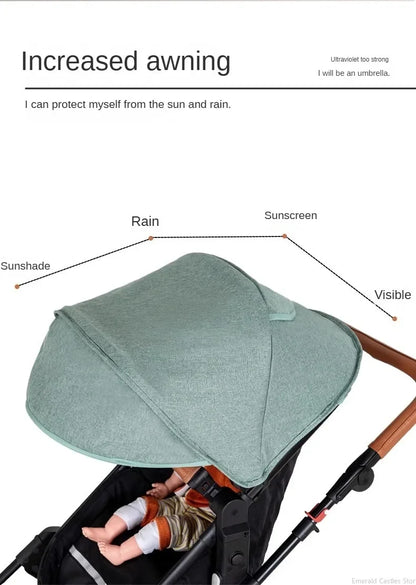 2 Babys Kinderwagen