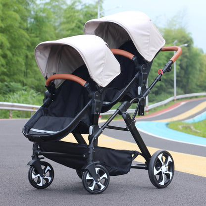 2 Babys Kinderwagen
