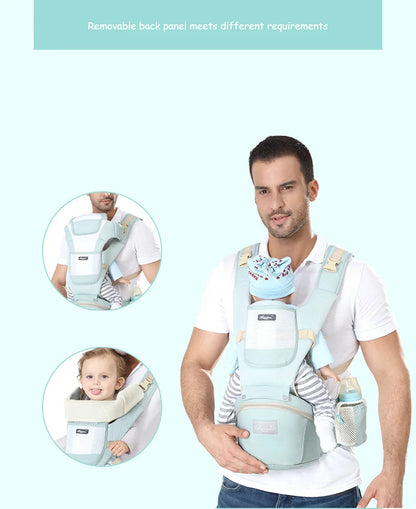 Ergonomische Baby - Trage mit Tasche